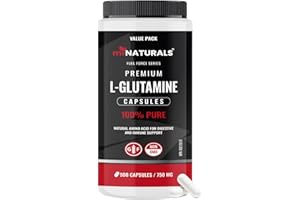 L Glutamine Capsules | 500 Capsules | 3000mg Per Serving| Natural Amino Acid | L Glutamine Pills Supports Digestive (Leaky Gu
