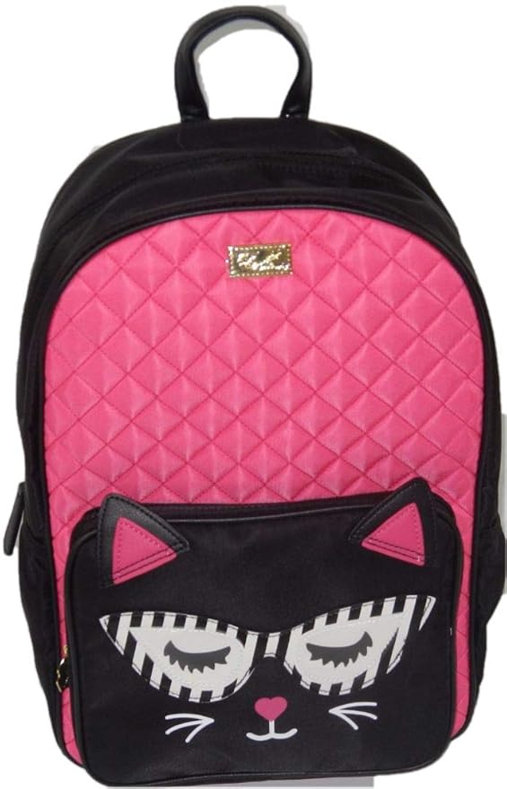 betsey johnson pink backpack