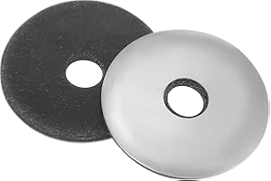 MECCANIXITY Sealing Neoprene Rubber Washers, 5/16" ID x 1-1/4" OD EPDM Bonded Sealing Washers 304 Stainless Steel Rubber Backed Gasket for Screws Silver, Pack of 30