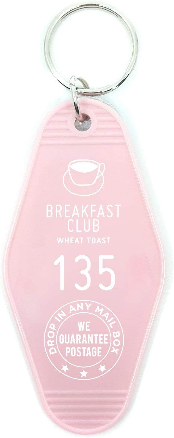 Three Potato Four Key Tag - Breakfast Club (Pink)