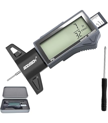 Fowler 54-225-500-0 X-Tread Tire Depth Gauge with 0-1