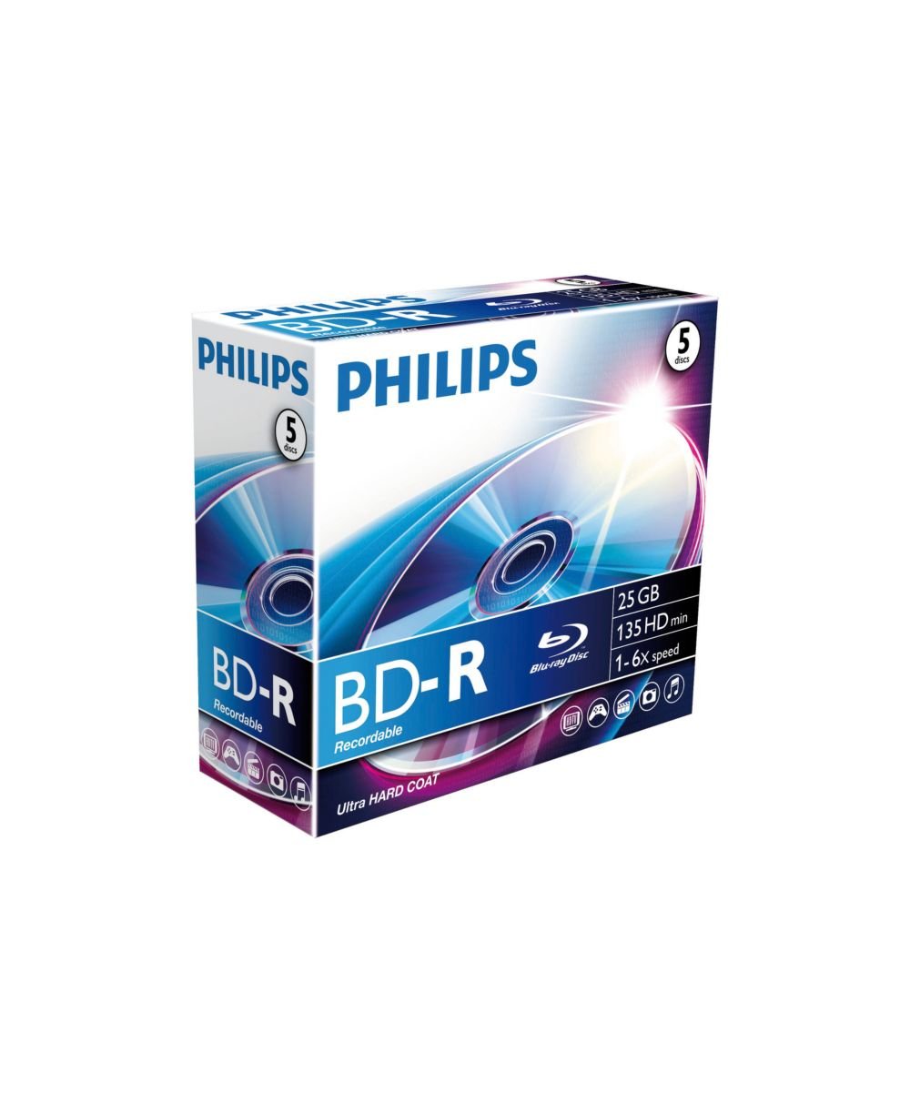 Philips BD-R – BD-RE Virgin (Box)