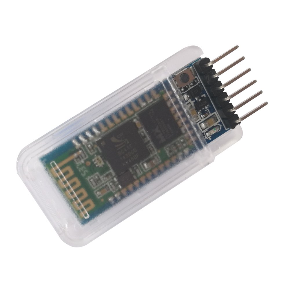 DSD TECH HC-05 Bluetooth Serial Pass-through Module Wireless Serial Communication with Button for Arduino