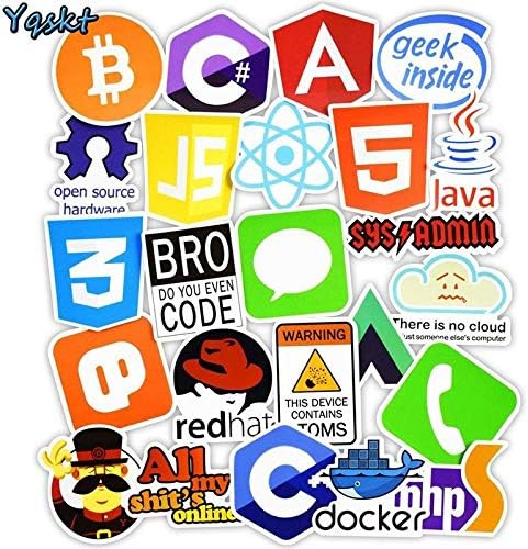 Hdshd 50個のインターネットのjava Js Phpのhtml形式クラウドドッカービットコインは ラップトップカーdiyステッカーの言語app ロゴクールなステッカーをプログラミング B087my2kwf 706円 人気海外一番 100 品質保証 全品送料無料 即日出荷 Sale開催中