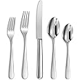 Amazon.com | KEAWELL Premium 20-Piece Louise Silverware Set, 18/10 ...