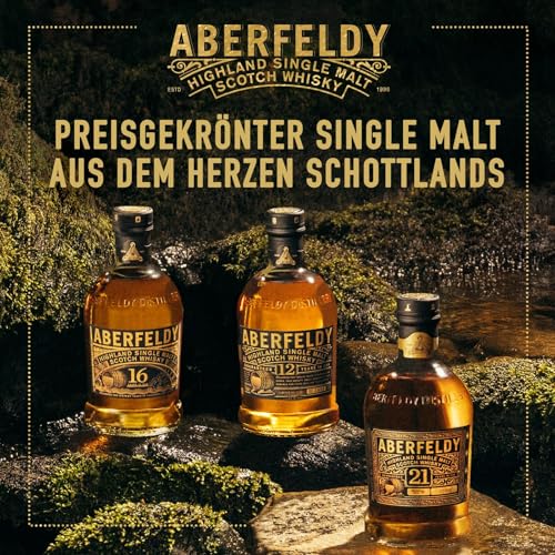 Aberfeldy 12 Jahre Single Malt Scotch Whisky, 40 Vol.-%, 70 cl/700 ml, Premium-Whisky, in vier verschiedenen Fassarten gereift 10