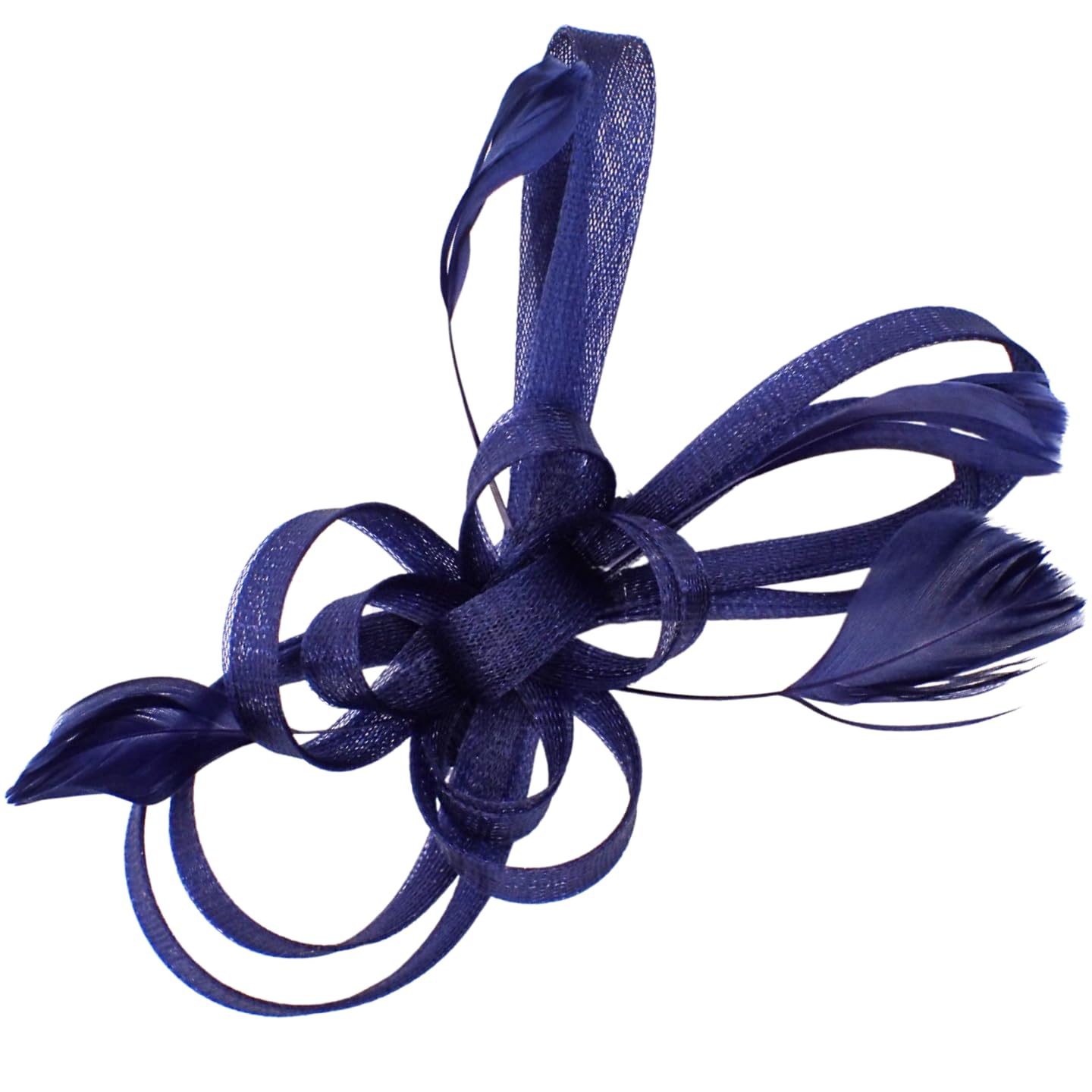 Topkids Accessories Fascinator Hair Slide Hair Comb Fascinators Wedding Hair Slides Wedding Fascinators Royal Ascot Fascinator On Clear Comb For Women, Ladies, Girls (Navy) — image 1