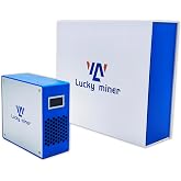 Bitcoins Miner LV07 Solo Miner SHA-256 1TH/S BM1366, Low Noise Crypto Miner Machine for Home Use,Lottery Mining,Include PSU