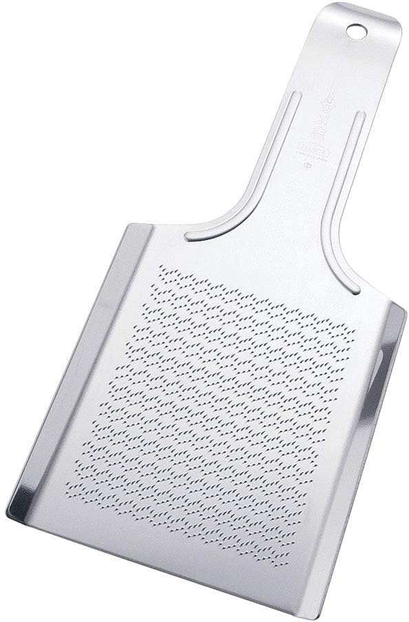 TSUBOE Japanese 18-0 Stainless Steel Kitchen Grater, Japanese Cuisine Cooking Made in Japan, Samekichi Shark Skin, Ideal for Wasabi, Large SK-030