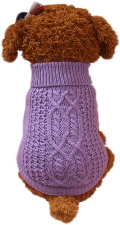 purple dog sweater