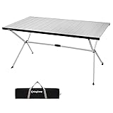 KingCamp Camping Table Roll up Aluminum Folding
