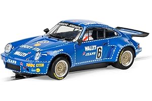 Scalextric Porsche 911 Carrera RSR 3.0 Wally's Jeans #6 1:32 Slot Race Car C4398