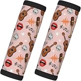FEODOXO Luggage Handles Wrap Grips 2 PCS - Disco Groove | Easy to Disassemble Grip Soft Protective Wraps, Multi-use for Suitcase, Backpack Shoulder and Car Door Handles