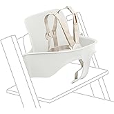 Stokke Tripp Trapp Baby Set 2, White - Ages 6-36 Months - Convert The Tripp Trapp Chair into a Comfortable High Chair - Inclu