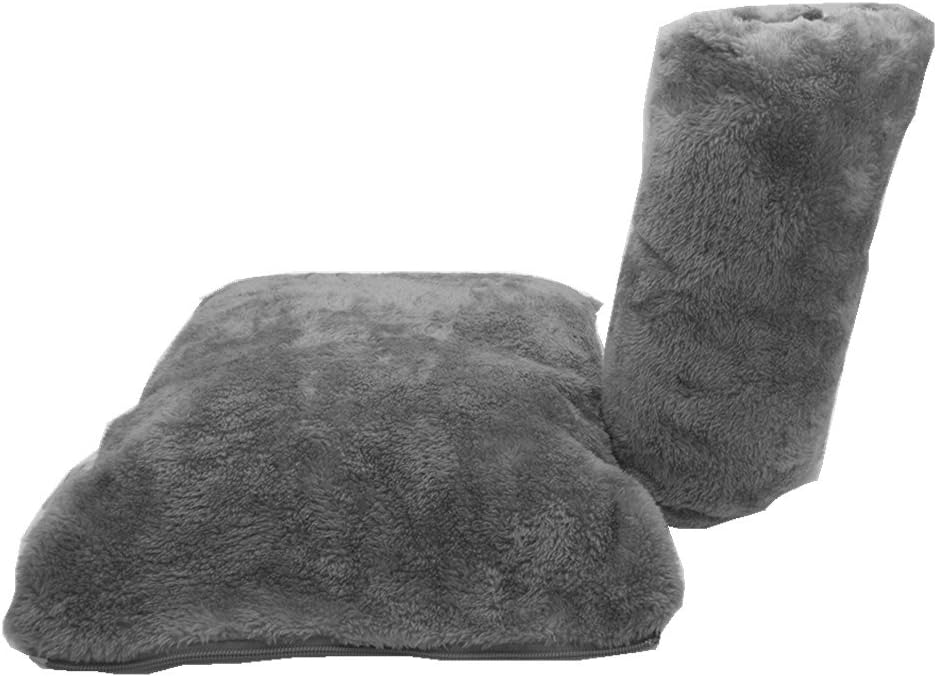 USB Heating Pillow,Electric Heated Pad Throw for Hands Back Keep Warm Indoor Home,One Piece (Grey)