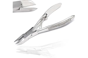 AAProTools Stainless Steel Tooth Cutter Scissor for Dog Rabbit 12.5cm/4.9inch Elbow Shrapnel with Catcher