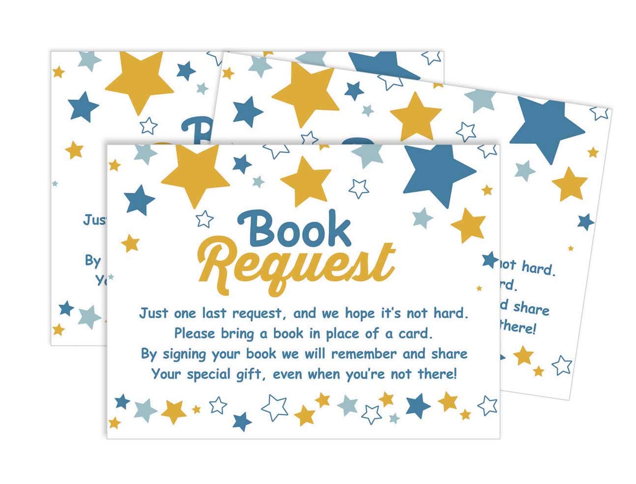 Inkdotpot 30 Gender Neutral Twinkle Twinkle Little Star Baby Shower Book Request Cards Bring A Book Instead Of A Card Baby Shower Invitations Inserts Games