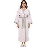 Alexander Del Rossa Womens Kimono Robe, Winter Fleece Robe for Women