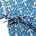 Unisex Baby Organic Cotton Kimono Comfy Loose Printed Pajamas Rompers Anchor 70