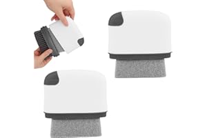 2pcs 2-in-1 Groove Cleaning Brush, 2025 Upgraded Crack Crevice Cleaning Tool Handheld Grout Cleaner Brush for Window Tracks S