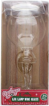Amazon Com The Christmas Story Leg Lamp Wine Glass Toys Games