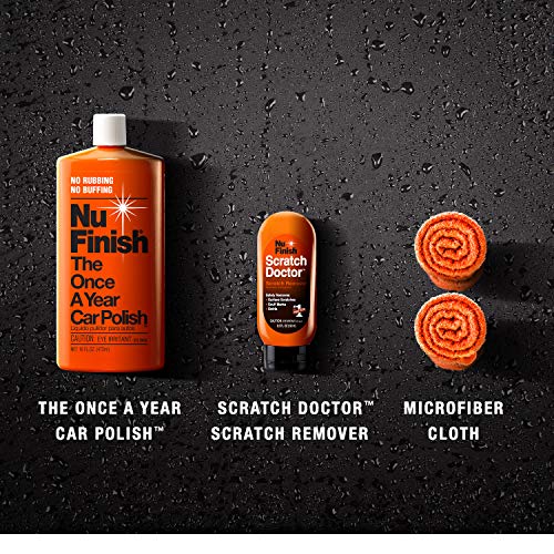 Nu Finish 4 Piece Car Care Kit, All in One Complete Car Care Kit