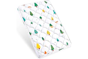 Pack and Play Mattress - 38" x 26" x 1.5" -Foam Playpen Mattress Pad, Breathable Soft，Safety Reinforced Play Yard Mattress -P