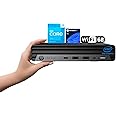 HP 2025 Pro 400 G9 Mini PC Desktop Computer, Latest 13th Gen Intel Core i3 CPU, 16GB DDR5 RAM, 256GB PCIe SSD, Triple 4K Display Support, USB-C, Bluetooth 5.2, WiFi 6E, KB&Mouse, Windows 11 Pro