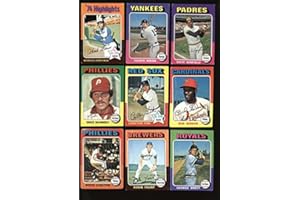 1975 TOPPS SET 1975 Topps Baseball Complete Set 660 Cards EX condition