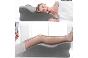 TUZAWERK Leg Elevation Pillow Wedge Pillow for Sleeping Comfortable Leg Cushions Improve Blood Circulation Suitable for Muscle Relaxation and Relief from Swelling During Pregnancy