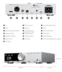 SMSL PL200T MQA-CD Player Clock Input HiFi Lossless