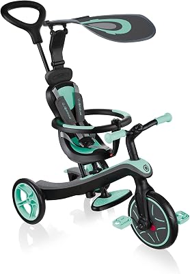 Jeu de plein air Globber Explorer Trike 4 em 1 Vert
