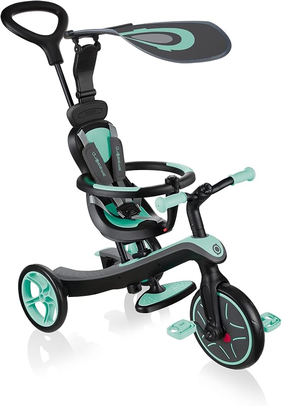 Jeu de plein air Globber Explorer Trike 4 en 1 Vert