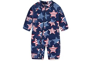 Erdawum Baby Boy Swimsuit Rash Guard Toddler One Piece Bathing Suit Infant Swimwear UPF 50+