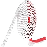 Flexible Molding Trim, 10ft Decorative Bead Pearl DIY Wall Trim Peel and Stick, White Elegant Semi-Pearl Wall Molding for Mirror Frame, Backsplash, Ceiling, Cabinets & TV Wall Edges