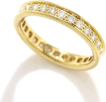 Amazon カルティエ Cartier フル エタニティ ダイヤ 48 リング K18yg 18金 指輪 証明書付き 中古 90057211 リング 通販