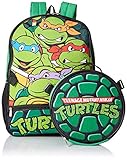Nickelodeon Boys' Teenage Mutant Ninja Turtles Backpack with Lunch Kit, Green