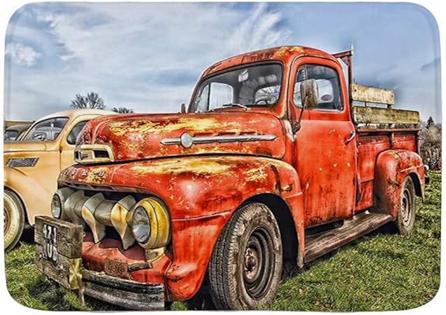 Alfombrillas para puertas, camioneta pickup rústica de coche de estilo