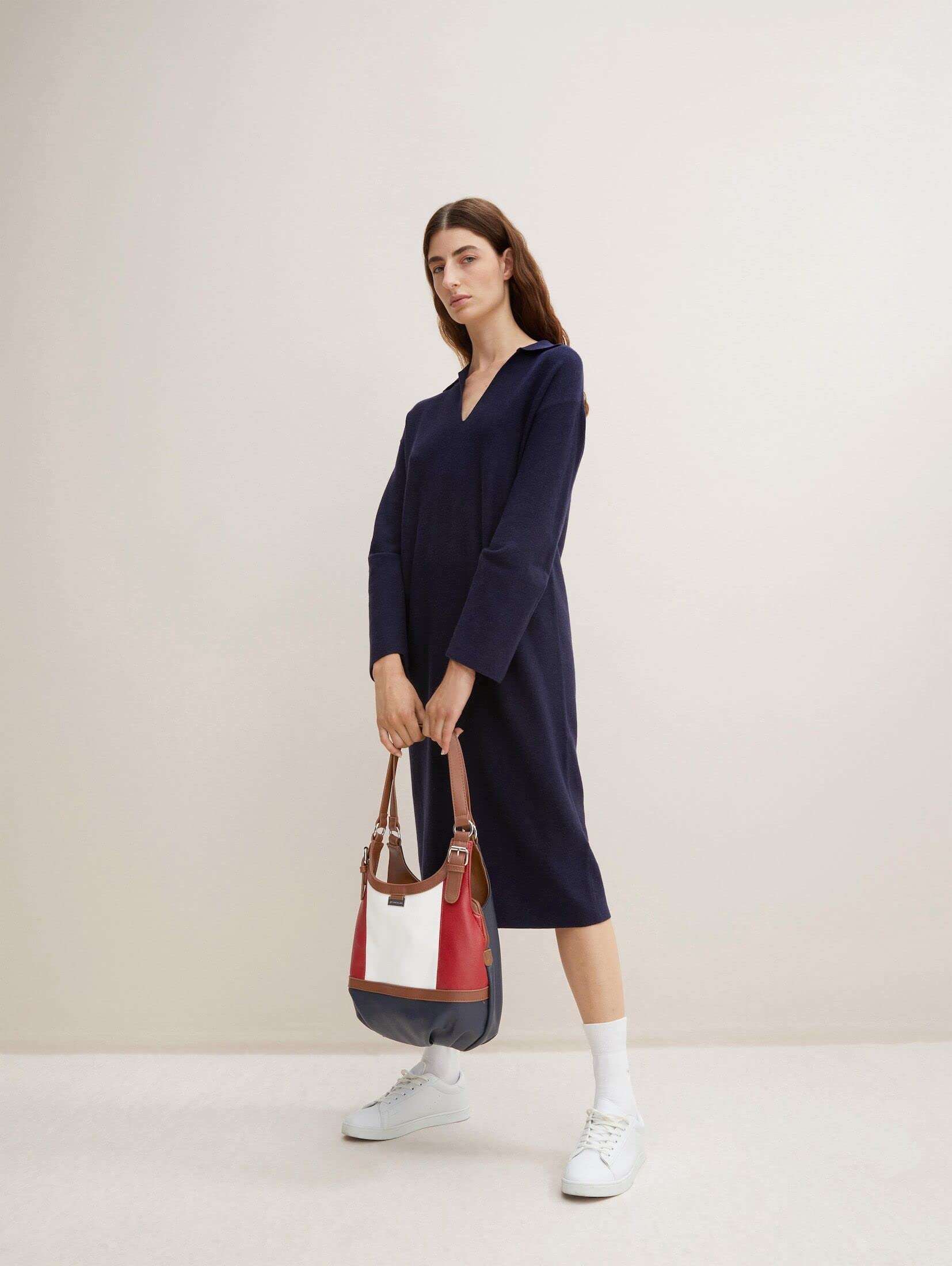 TOM TAILOR - Womenswear Juna women's shopper, Mixed Maritime, 31x14x29