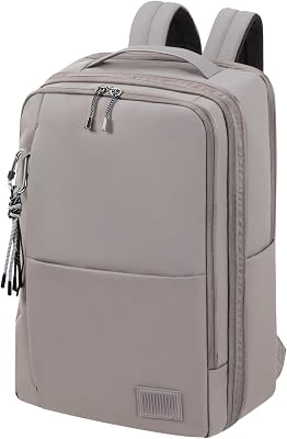 Wander Last: mala de cabine easyJet (44 x 30 x 16,5/21,5 cm, 26/29 L, 1,30 kg), bagagem de mão debaixo do assento, mochila de avião M, debaixo do assento, rosa (rosa cinzento)