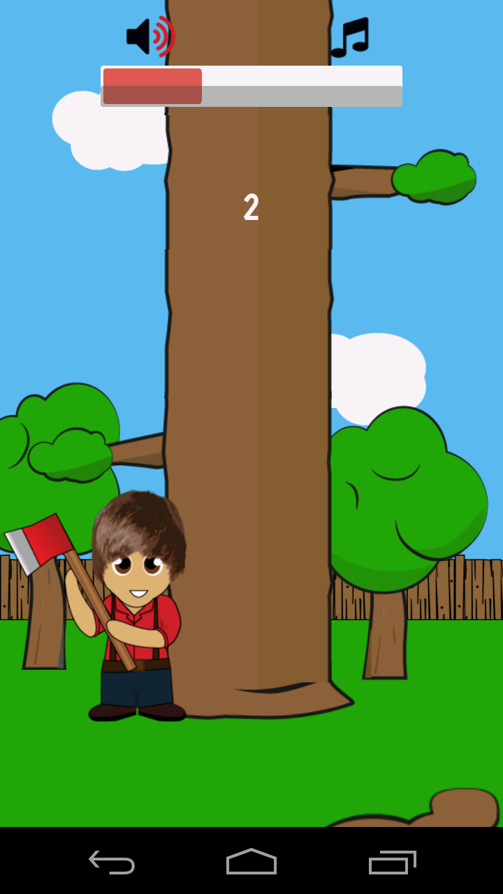 BieberMan Wood Chopping for Android