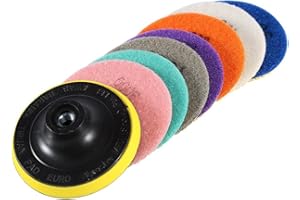 Polishing Pads One Set Diamond Wet Dry Polishing Pads Foam Polishing Pad Kit for Granite Marble Concrete Stone 4 inch