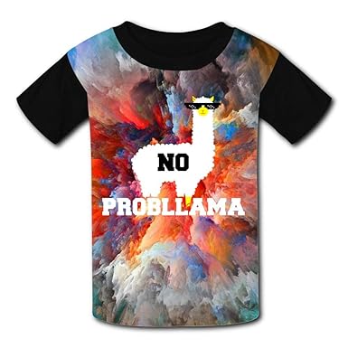 Amazon Com Gujigur Kids T Shirt Creative Glasses Llama No