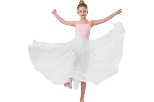 ORIDOOR 720 Degrees Tencel Wrap Dress Gradual Color Tencel Ballet Modern Dance Girl Performing Practice Skirt