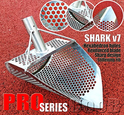 CooB PRO Series *SHARK v7* Beach Sand Scoop Metal Detector Hunting Tool Steel