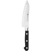 ZWILLING Pro 5.5-inch Razor-Sharp German Rocking Santoku Knife, Made in Company-Owned German Factory with Special Formula Steel perfected for almost 300 Years, Dishwasher Safe
