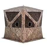 Barronett Blinds BC350BB Big Cat Pop Up Portable Hunting Blind, Bloodtrail Blades Camo