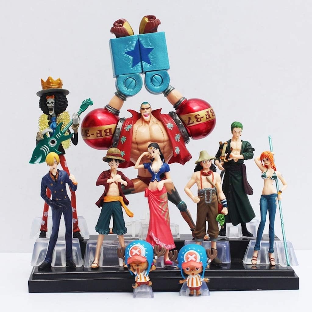 KPST 10pcs/Set One Piece Anime Action Figure Collection 2 Years Later