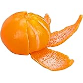 funnysquee Tangerine Squishies Stress Relief Soft Scented Simulation Orange Fruit Squeeze Toys Cute Birthday Gift Novelty Toy for Kid Adult