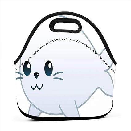 Amazoncom Portable Lunch Bag Tote Cute Cartoon Seals